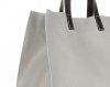 Praktyczne Torebki Skórzane 2 w 1 Shopper z Listonoszką firmy Genuine Leather Jasno Szara